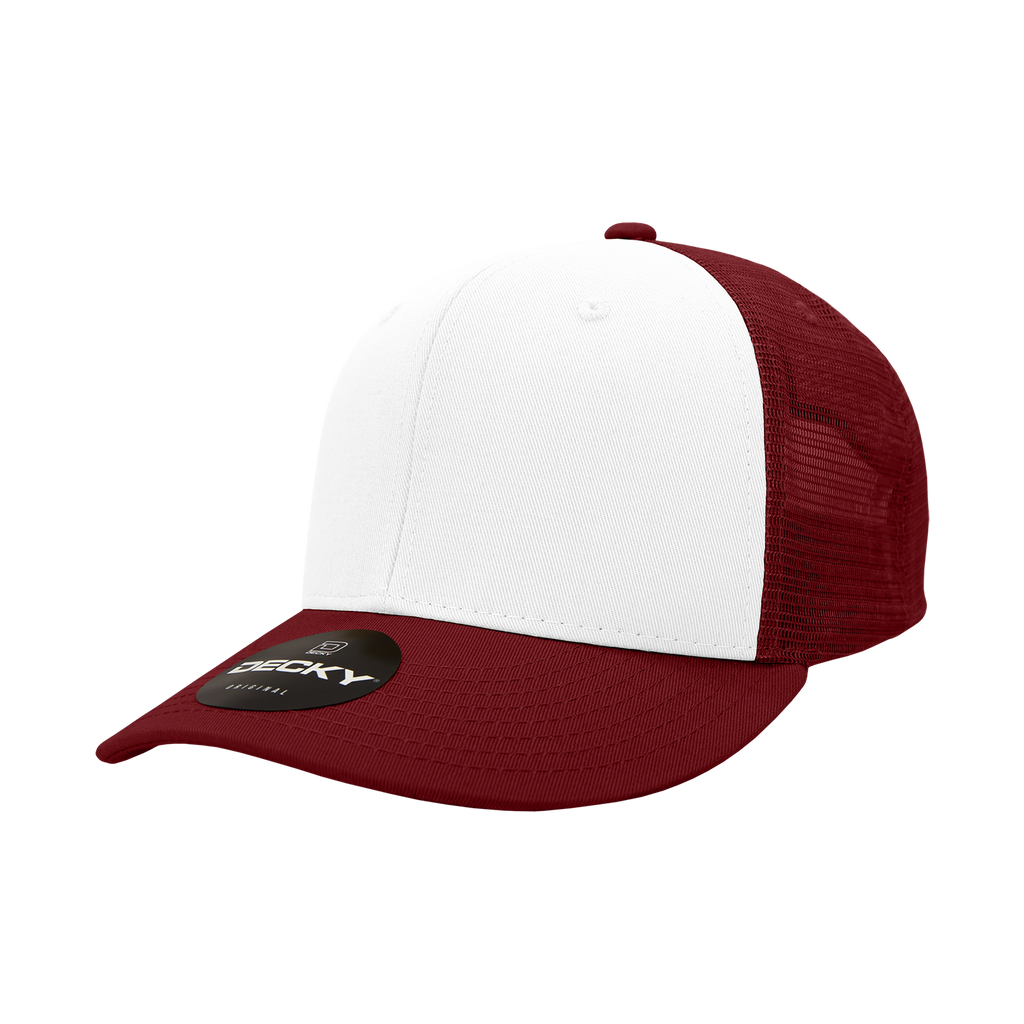 Decky 4006 6 Panel Mid Profile Structured Cotton Trucker
