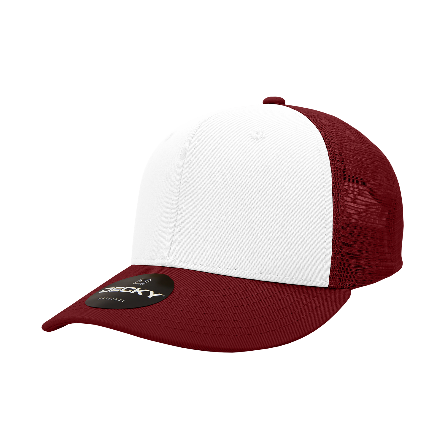 Decky 4006 6 Panel Mid Profile Structured Cotton Trucker