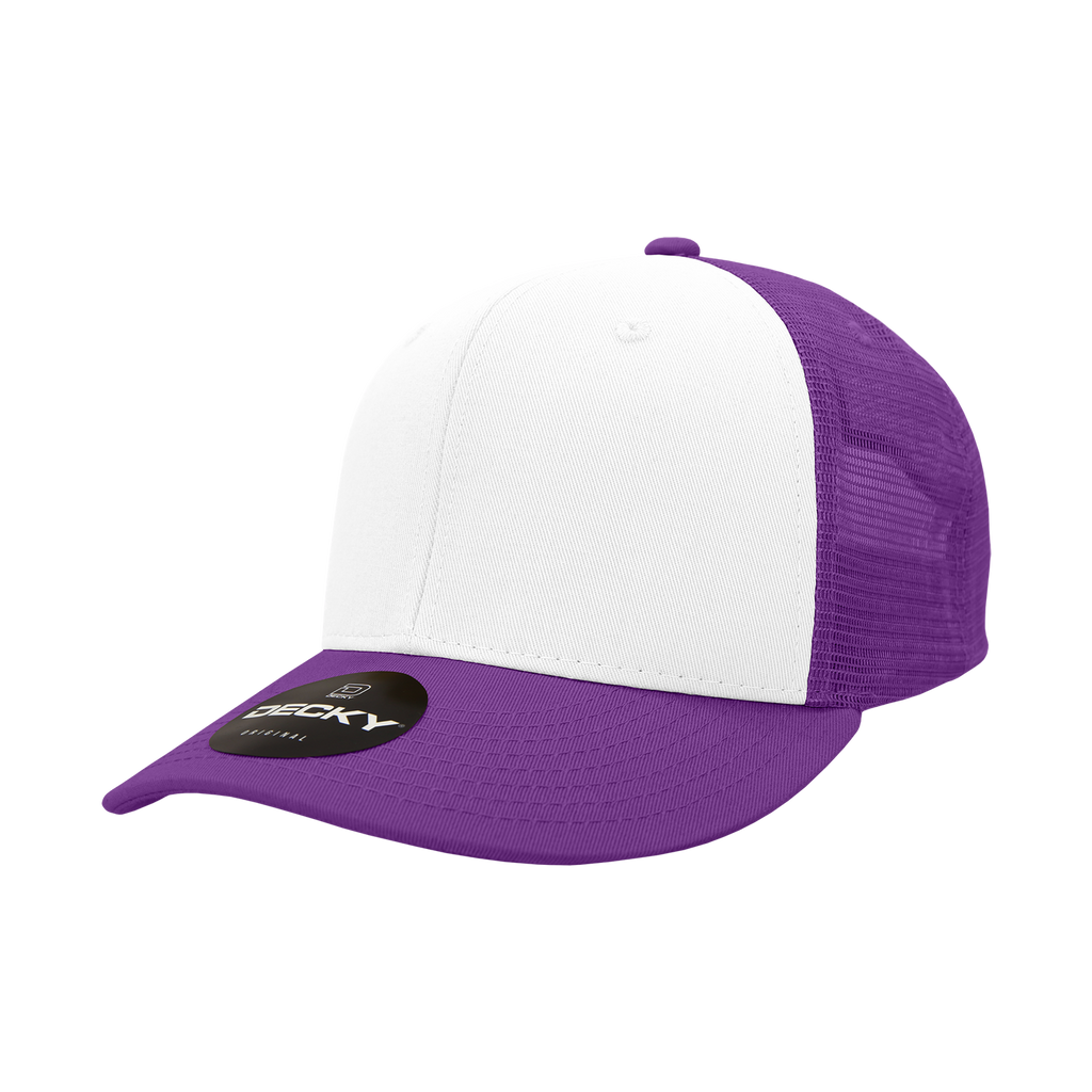 Decky 4006 6 Panel Mid Profile Structured Cotton Trucker