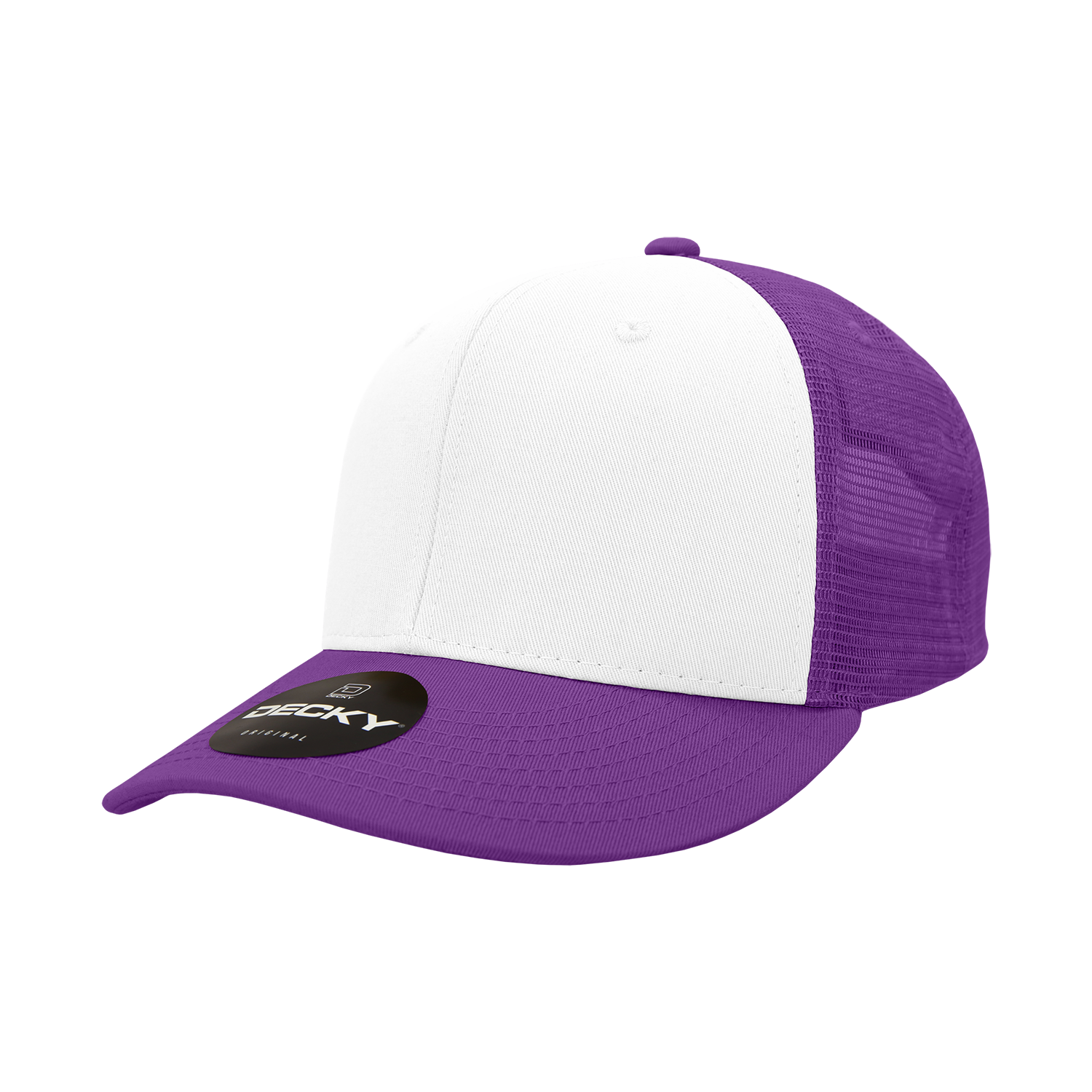 Decky 4006 6 Panel Mid Profile Structured Cotton Trucker