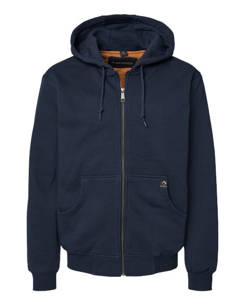 DRI DUCK 7033T Men's Tall Crossfire Heavyweight Power Fleece Hooded Jacket with Thermal Lining