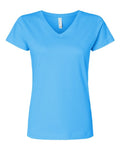 LAT 3507 Women's Fine Jersey V-Neck Tee