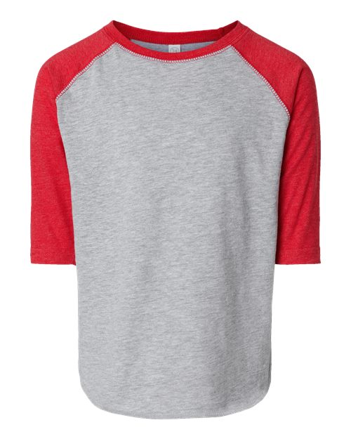 Rabbit Skins 3330 Toddler Baseball Fine Jersey Three-Quarter Sleeve Tee