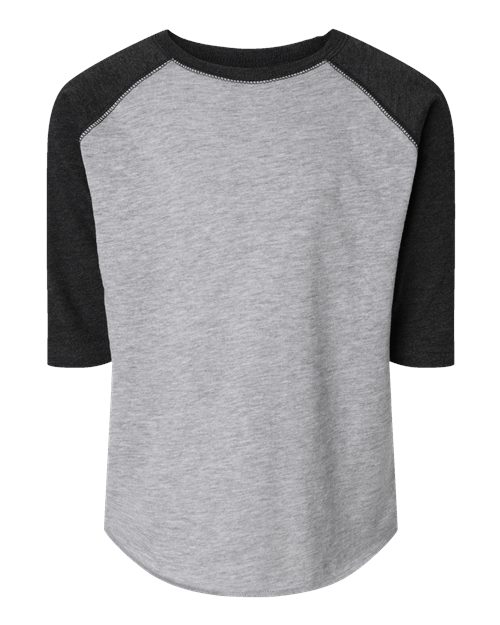 Rabbit Skins 3330 Toddler Baseball Fine Jersey Three-Quarter Sleeve Tee