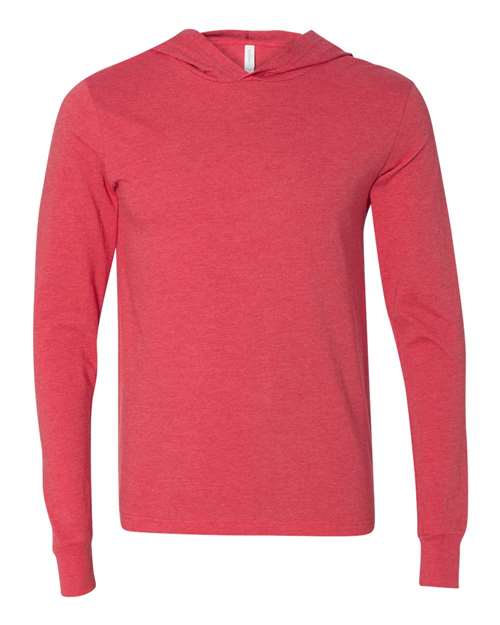 BELLA + CANVAS 3512 Unisex Jersey Hooded Long Sleeve Tee