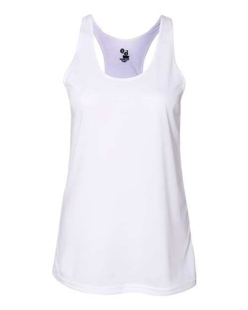 Badger 4166 Womenâ€™s B-Core Racerback Tank Top