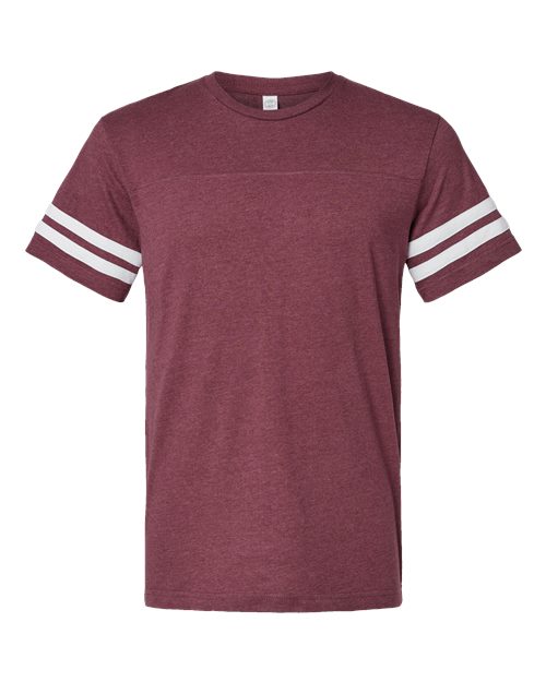 LAT 6937 Unisex Football Fine Jersey Tee