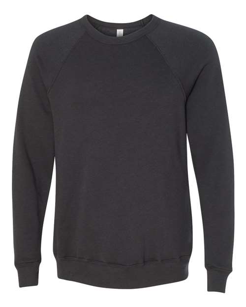 BELLA + CANVAS 3901 Unisex Sponge Fleece Raglan Crewneck Sweatshirt
