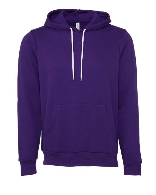BELLA + CANVAS 3719 Unisex Sponge Fleece Hoodie Sweatshirt