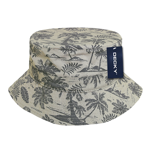 Decky 461 Relaxed Tropical Buckets, Stone