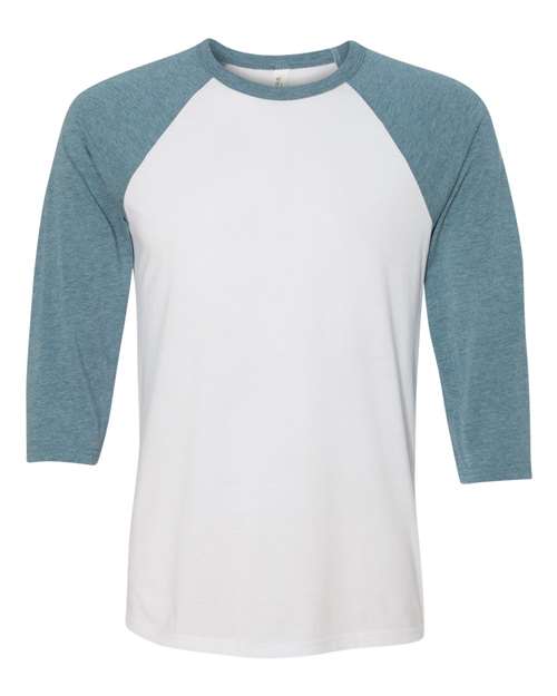 BELLA + CANVAS 3200 Unisex Three-Quarter Sleeve Baseball Tee