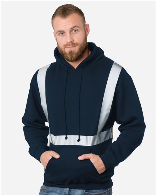 Bayside 3796 Unisex USA-Made Hi-Visibility Hooded Sweatshirt