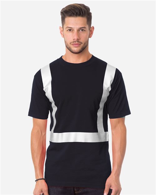 Bayside 3771 Unisex USA-Made High Visibility Pocket T-Shirt