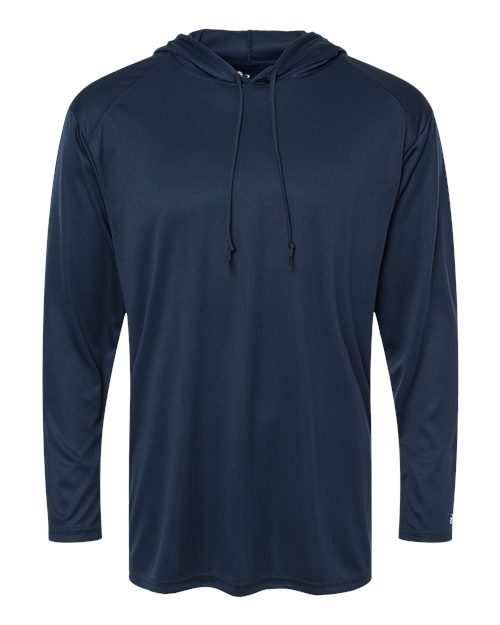 Badger 4105 Unisex B-Core Hooded Long Sleeve T-Shirt