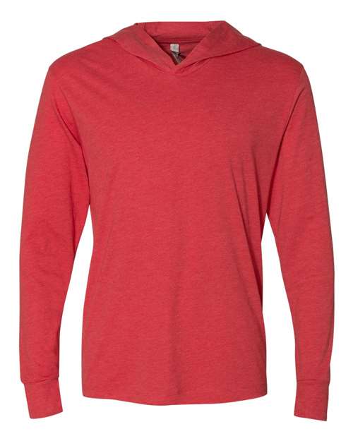 Next Level 6021 Unisex Triblend Hooded Long Sleeve Pullover T-Shirt