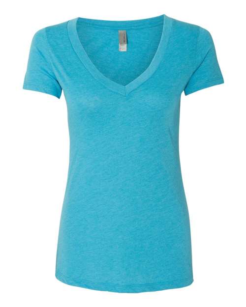 Next Level 6740 Women’s Triblend Deep V-Neck T-Shirt