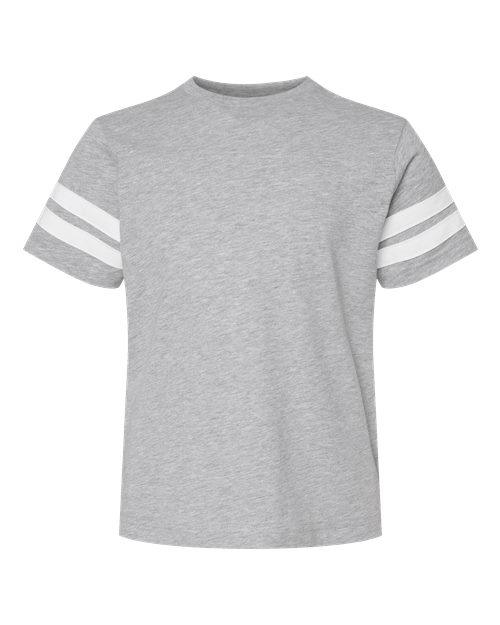 LAT 6137 Youth Football Fine Jersey Tee
