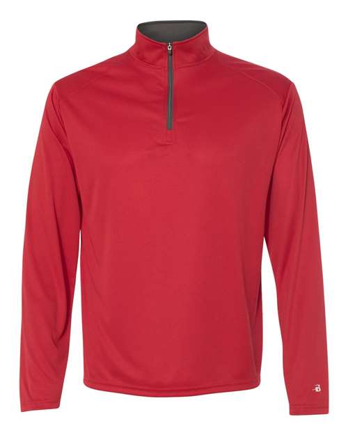 Badger 4102 Men's B-Core Quarter-Zip Pullover