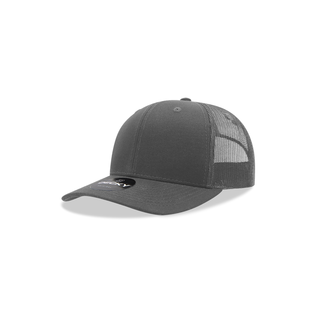 Decky 5019 Youth 6 Panel Mid Profile Structured Cotton Trucker