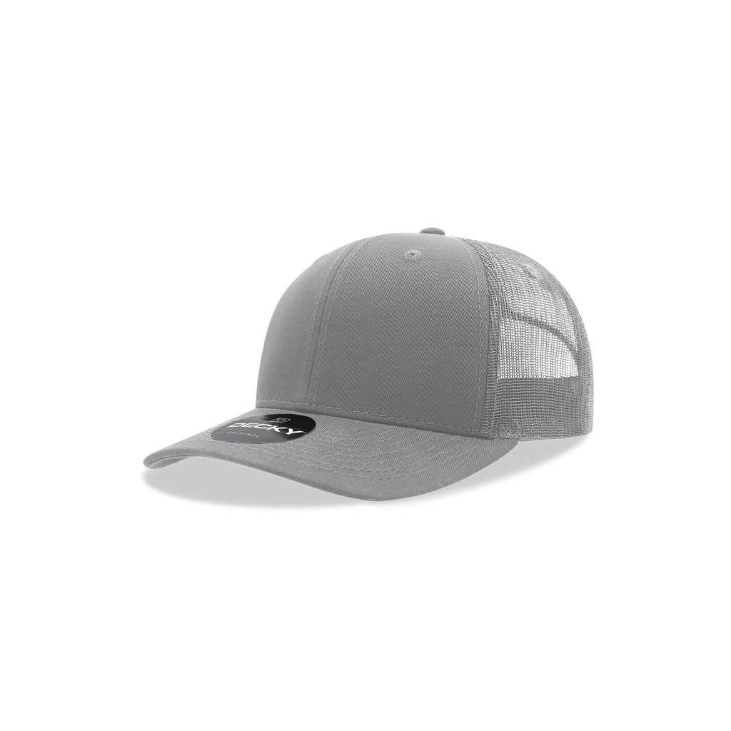 Decky 5019 Youth 6 Panel Mid Profile Structured Cotton Trucker