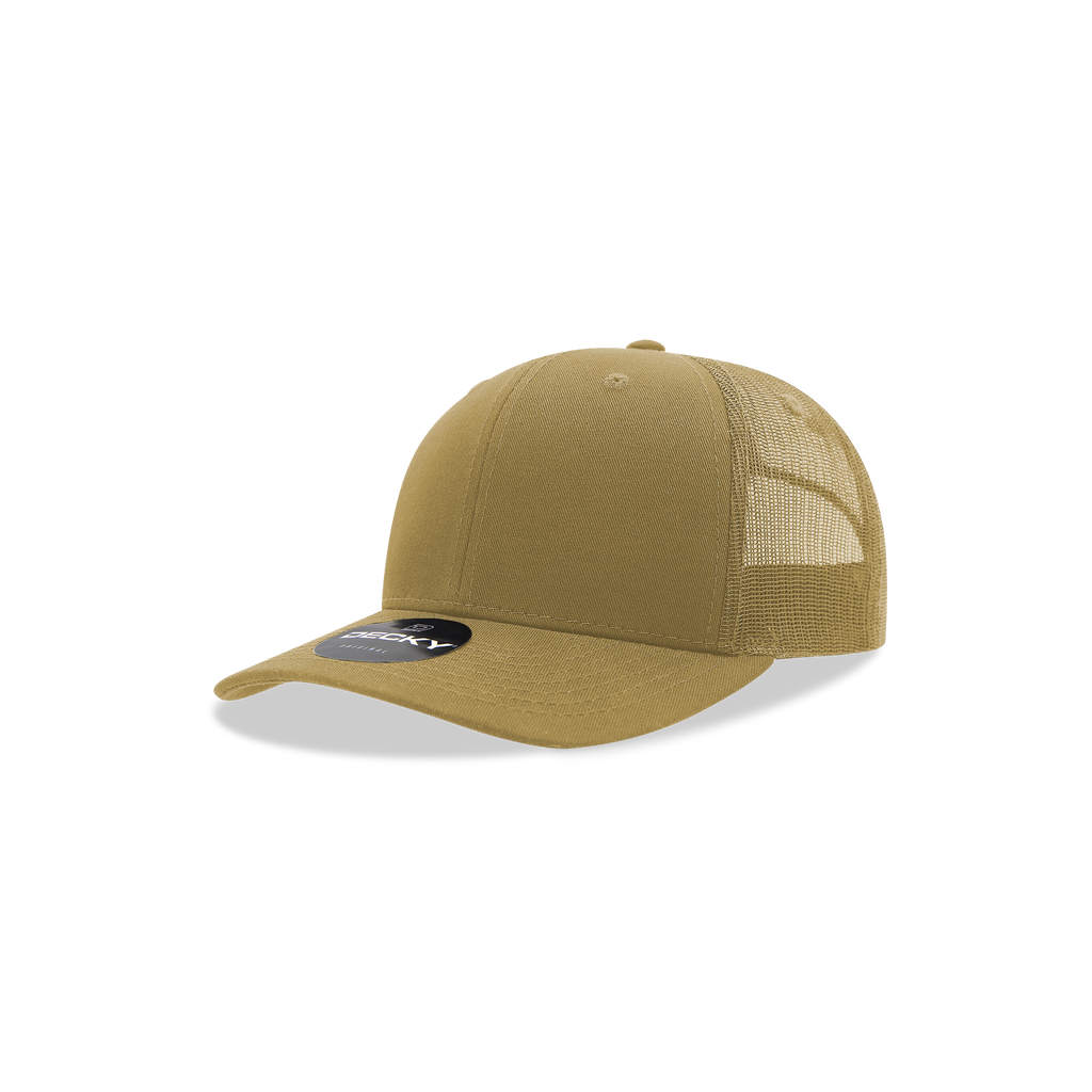 Decky 5019 Youth 6 Panel Mid Profile Structured Cotton Trucker