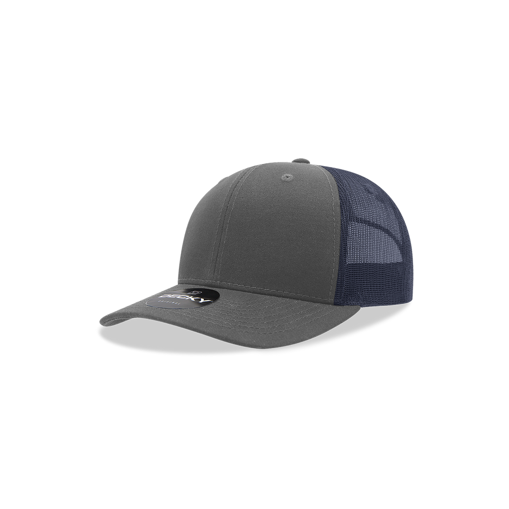 Decky 5019 Youth 6 Panel Mid Profile Structured Cotton Trucker