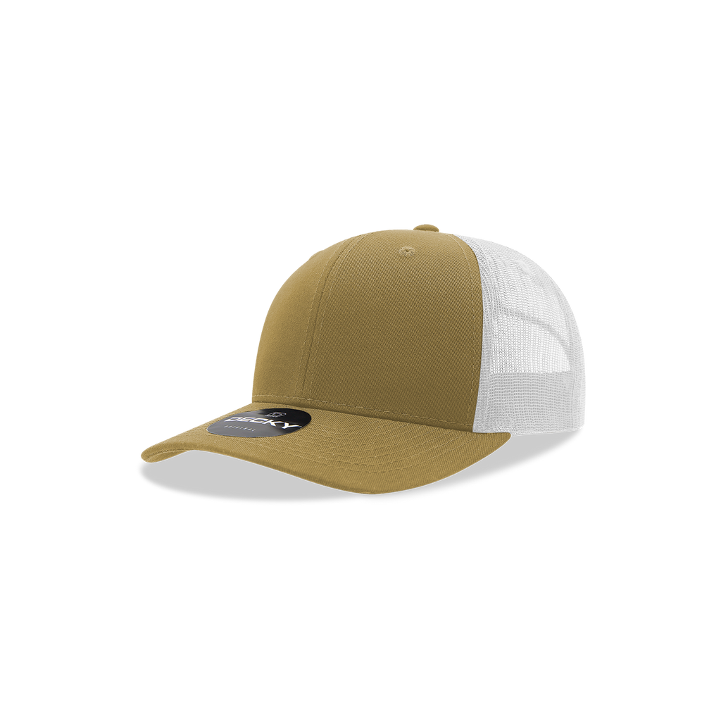 Decky 5019 Youth 6 Panel Mid Profile Structured Cotton Trucker