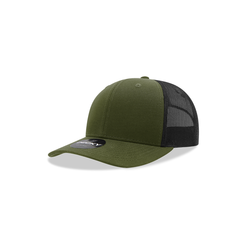 Decky 5019 Youth 6 Panel Mid Profile Structured Cotton Trucker