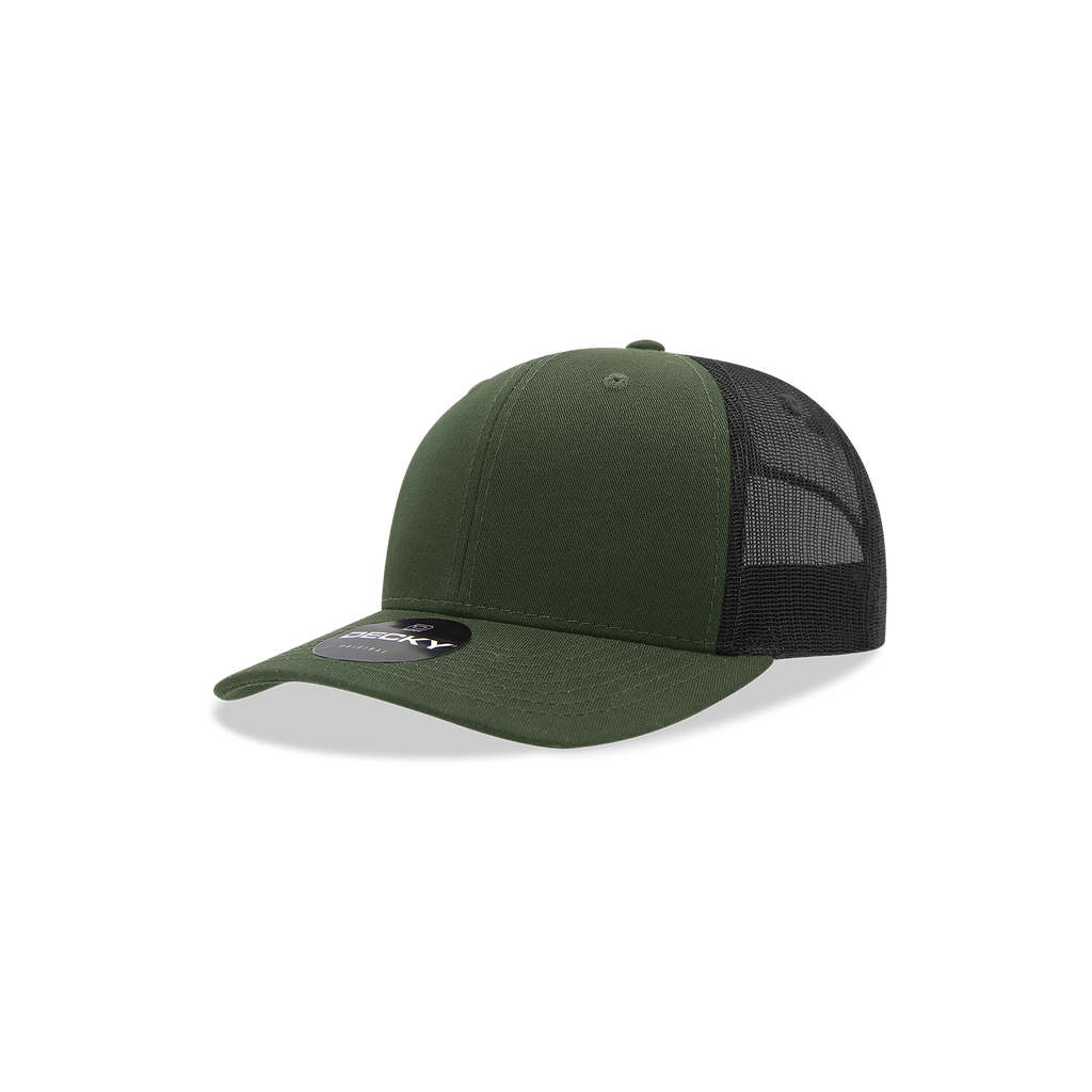 Decky 5019 Youth 6 Panel Mid Profile Structured Cotton Trucker