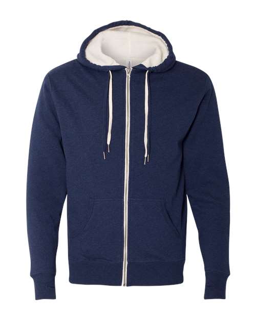 Independent Trading Co. EXP90SHZ Unisex Sherpa-Lined Hooded Sweatshirt
