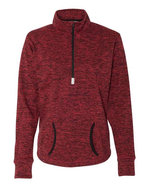 J. America 8617 Women's Cosmic Fleece Quarter-Zip Pullover
