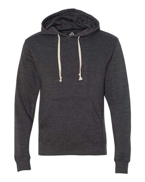 J. America 8871 Men's Triblend Fleece Hooded Sweatshirt