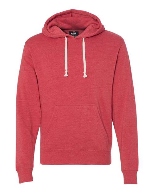 J. America 8871 Men's Triblend Fleece Hooded Sweatshirt