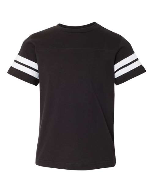 LAT 6137 Youth Football Fine Jersey Tee