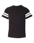 LAT 6137 Youth Football Fine Jersey Tee