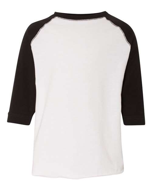 Rabbit Skins 3330 Toddler Baseball Fine Jersey Three-Quarter Sleeve Tee