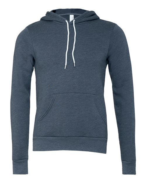 BELLA + CANVAS 3719 Unisex Sponge Fleece Hoodie Sweatshirt
