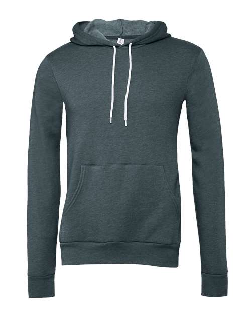 BELLA + CANVAS 3719 Unisex Sponge Fleece Hoodie Sweatshirt