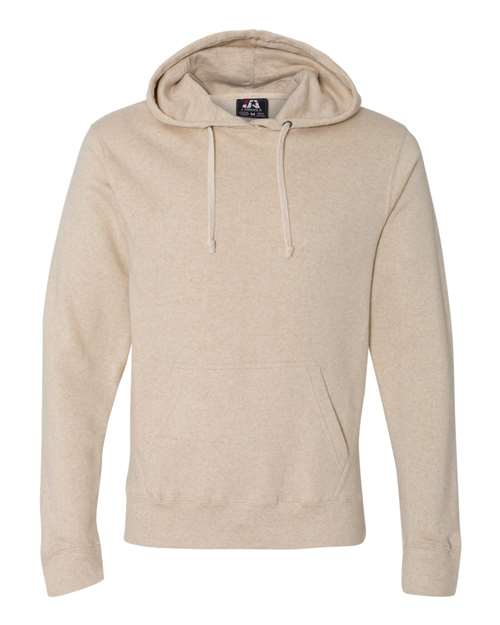 J. America 8871 Men's Triblend Fleece Hooded Sweatshirt