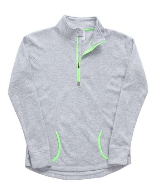 J. America 8617 Women's Cosmic Fleece Quarter-Zip Pullover