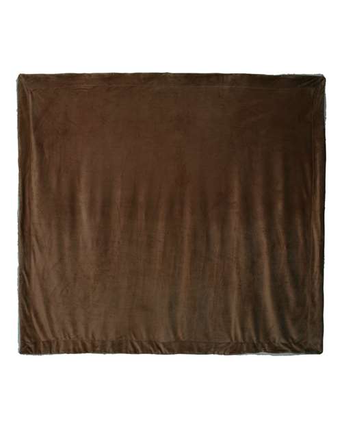 Alpine Fleece 8726 Oversized Mink Sherpa Blanket
