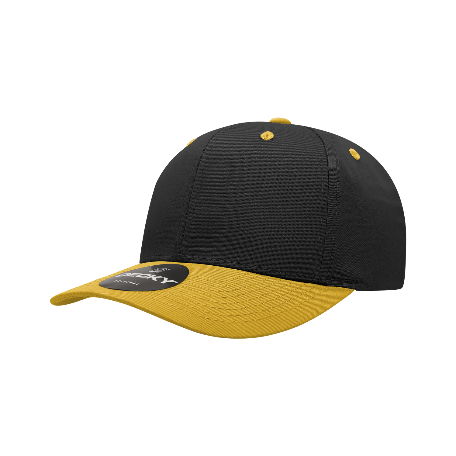 Decky 6022 6 Panel Mid Profile Structured Cotton Blend Cap