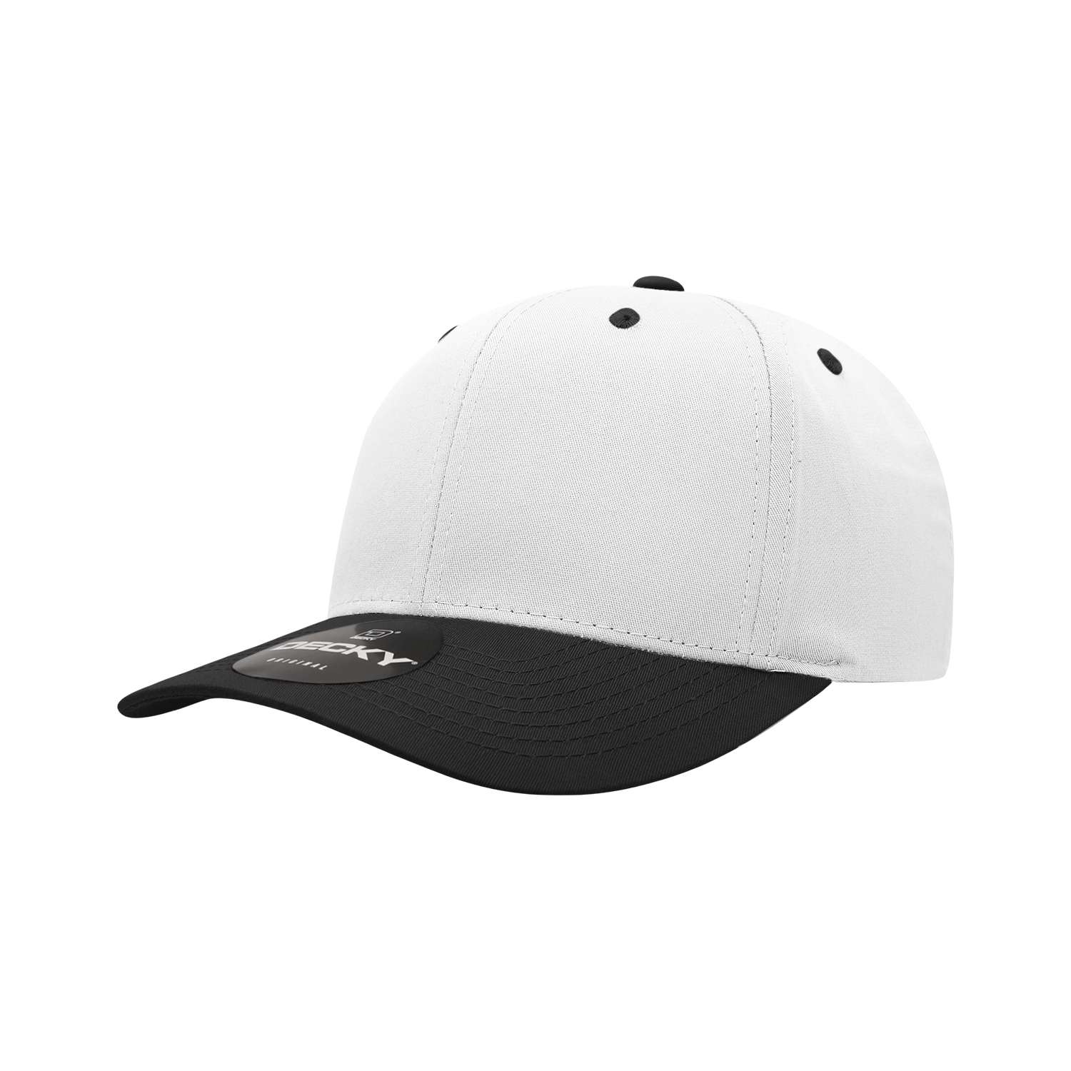 Decky 6022 6 Panel Mid Profile Structured Cotton Blend Cap