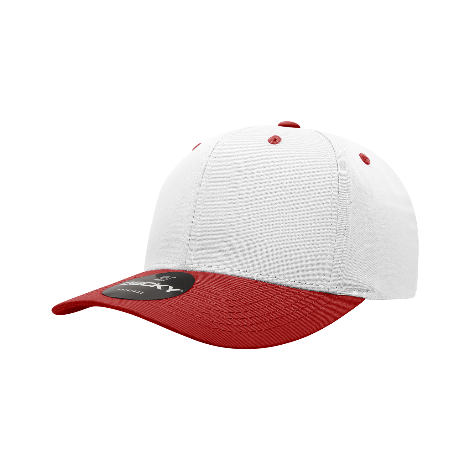 Decky 6022 6 Panel Mid Profile Structured Cotton Blend Cap