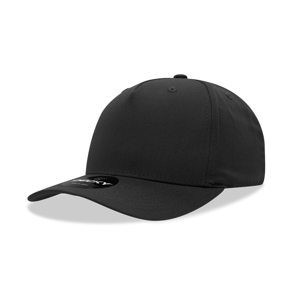 Decky 6024 5 Panel Mid Profile Structured Cotton Blend Cap