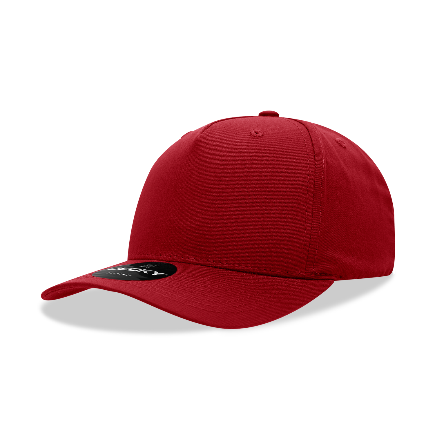 Decky 6024 5 Panel Mid Profile Structured Cotton Blend Cap