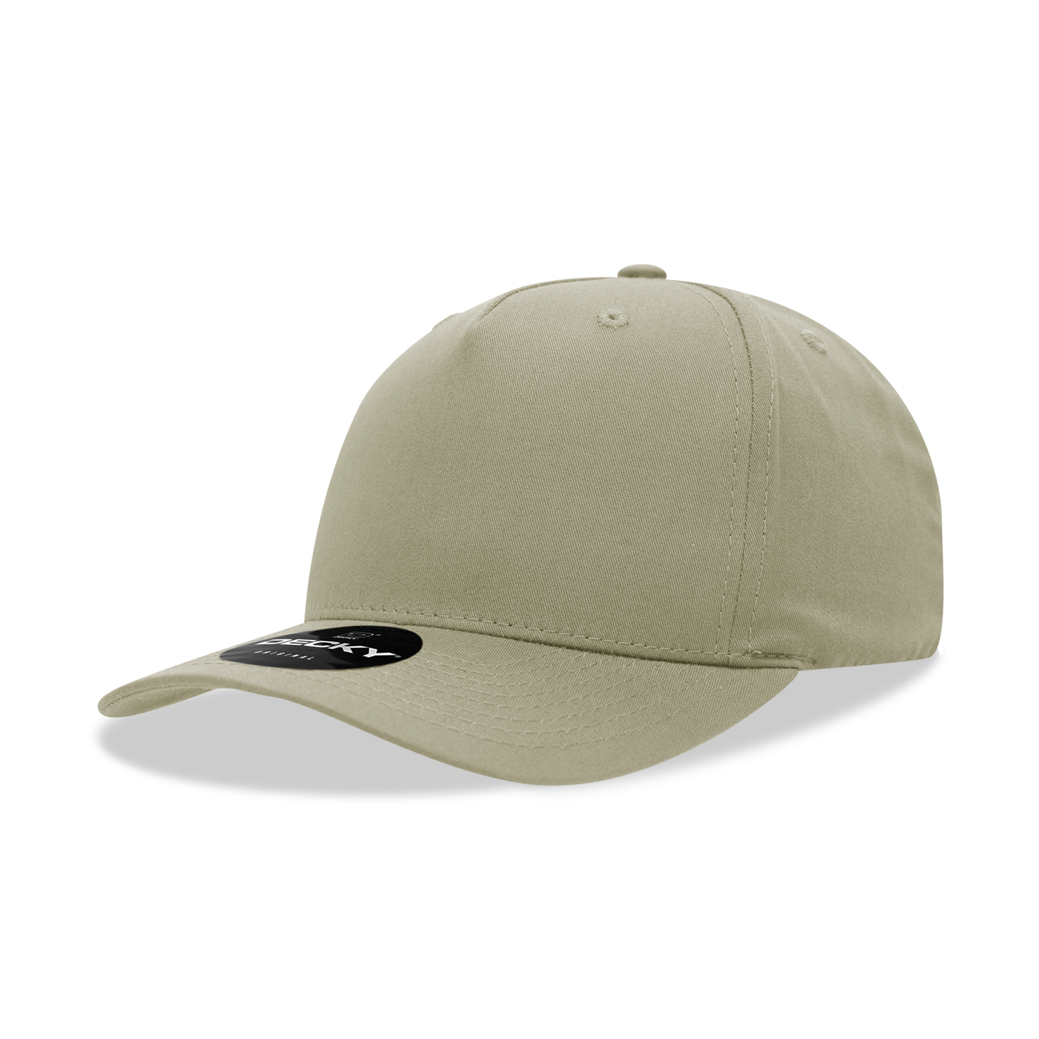 Decky 6024 5 Panel Mid Profile Structured Cotton Blend Cap