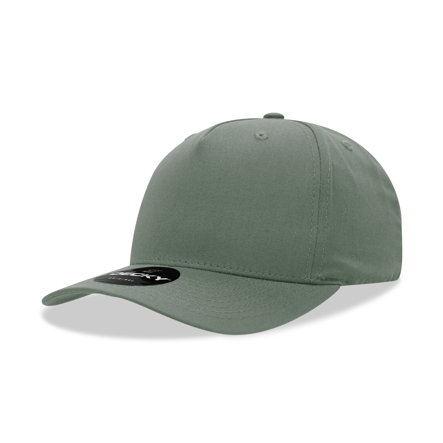 Decky 6024 5 Panel Mid Profile Structured Cotton Blend Cap