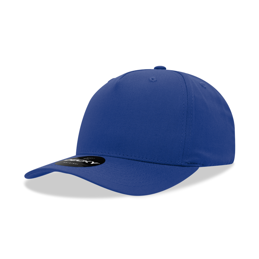 Decky 6024 5 Panel Mid Profile Structured Cotton Blend Cap