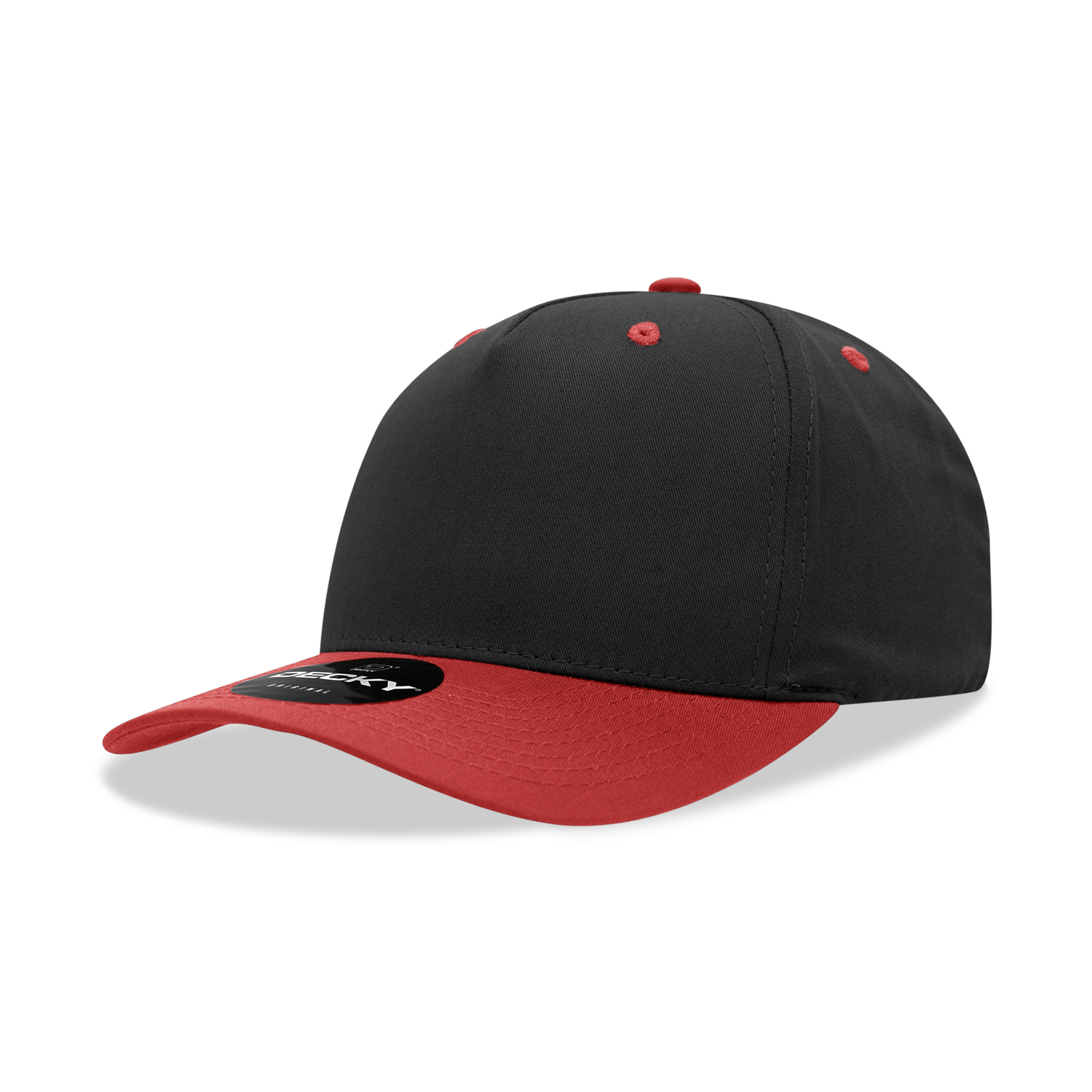 Decky 6024 5 Panel Mid Profile Structured Cotton Blend Cap
